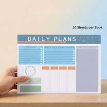 Minimalist Weekly Task List Planner, Includes Weekly Schedule, Timetable, Study Schedule, Memo, Colorful Printed Logo, Multi-Purpose Notebook - Smooth Writing, Easy-Tear High-Quality Paper - Suitable For Work, Study And Home Use, Office Supplies, Smooth Writing, Back To School Essentials - Multicolor - View 13