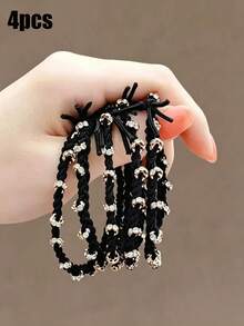 Casual Versatile Hair Scrunchie Suitable For Daily Use - Multicolor - View 14