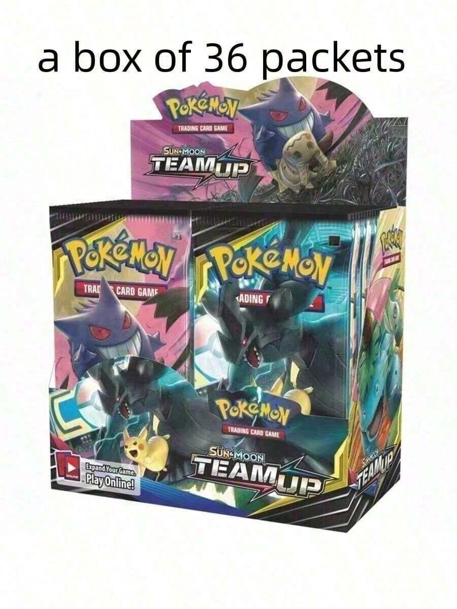 pokemon 寶可夢 Pokémon TCG 加強包 英文版 1盒360張 1包10張 太陽與月亮系列 卡牌擴充包 卡牌收藏 稀有卡牌 卡牌對戰 桌上遊戲 節日禮物 派對小禮 聖誕禮物 送給同學的禮物 - 隨機款式 - 查看 1