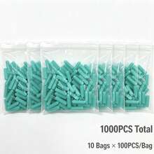 1000pcs Plastic Wall Expansion Anchors Value Pack, Ribbed Plastic Drywall Anchors, Suitable For Concrete, Brick, Masonry And Wall Installation, Strong Grip, Durable Wall Plugs, Ideal For Home DIY And Construction Projects - Mint Green Expansion Tube 6mm - View 7