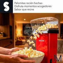 900W Electric Popcorn Maker, Compact Cylindrical Design, Includes Measuring Spoon - US A Type Plug(110-127V) - View 6
