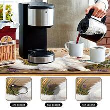 1pc Dish Drying Mat, Coffee Machine Mat, Country Summer Theme Cat Fishing Pattern, High Absorbency Countertop Mat, Suitable For Kitchen, Dining Table, Coffee Bar, Multi-Purpose Drainage Mat, Home Gift, Desktop Decor - XYLSD-634 - View 10