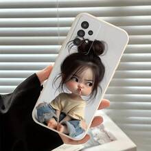 Funda para teléfono - Funda para teléfono con diseño de una linda niña, adecuada para iPhone 15ProMax/15Pro/15Plus/15/14ProMax/14Pro/14Plus/14/13ProMax/13Pro/13Mini/13/12ProMax/12Pro/12Mini/12/11ProMax/11Pro/11/XR - Blanco antiguo - Ver 4