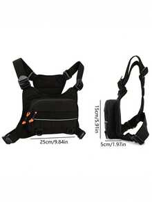 Multi-Color Option Functional Chest Rig Bag Waterproof Nylon Chest Harness Bag Hip Hop Street Front Chest Bag For Men Women,Gym Bag - Multicolor - View 7