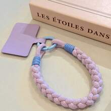 This Durable, Braided Short Wrist Strap Features A "Dopamine-Style" Macaron Color Palette; Versatile And Stylish, It Makes An Excellent Gift For Friends And Family-Perfect For Birthdays, Holidays, Or Summer Beach Vacations. - Multicolor - View 10
