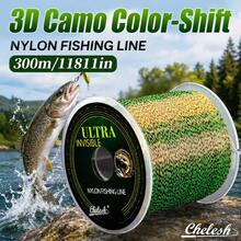 Chelesh 500m/300m Invisible Spotted Monofilament Nylon Fishing Line, Fast Water Cutting, Suitable For Fishing Enthusiasts, Fishing Gear - Multicolor - View 3