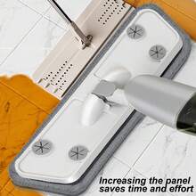 Spray Mop For Floor Cleaning 5 Reusable Microfibre Pad 550ml Water Bottle Tank - CZP256 - View 6