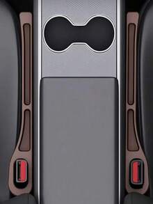 2pcs Car Seat Gap Filler, Soft Foam Universal Fit, Suitable For Car/SUV/Truck, Fills Gap Between Seat And Center Console, Prevents Items From Falling, Unisex Car Accessory, Seat Gap Storage - Multicolor - View 3