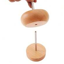 DIY Making Bead Spinner Bead Spinner For Jewelry Making, Effortless Rotating Wooden Bracelet Spinner With 1 Beading Needles For Making Seed Clay Beads Waist, Bracelets - C - View 5