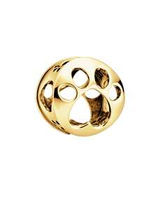 1pc New Original Shiny Gold Turtle Claw Print Cat Dragon Pendant Bead DIY Women's Jewelry Gift Bead, Suitable For Bracelet - Multicolor - View 7