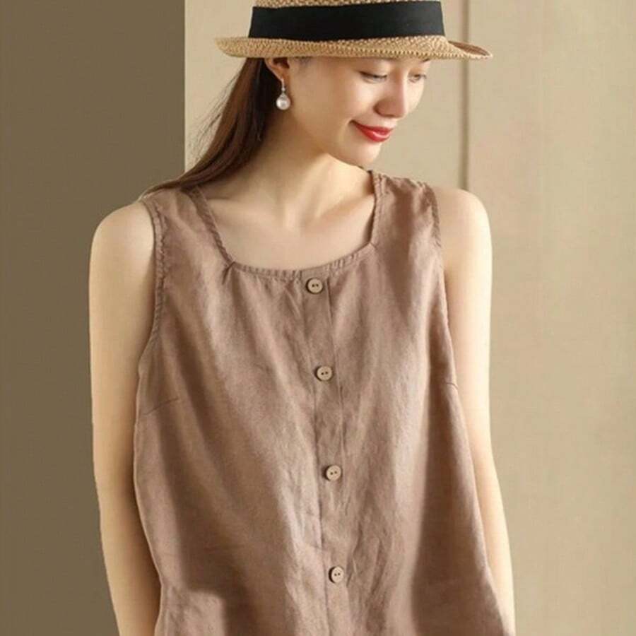 Women T-Shirts - Mocha Brown - View 1
