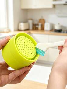 Bàn chải vệ sinh lỗ lọc cán dài đa năng, bàn chải vệ sinh khe hở hai đầu, bàn chải tẩy vết bẩn lỗ bồn rửa bát gia đình - A - Xem 5