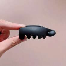 1/4pcs Women's Non-Slip Banana Hair Clips, Vintage Leopard Print Oval Hair Clips, Suitable For Ponytail, Bun And Curly Hair - Multicolor - View 10