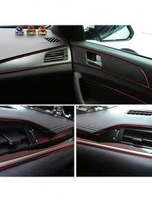 1 Car Interior Trim Strip - Approx. 5 Meters Universal Car Gap Filler Strip Car Decorative Strip DIY Flexible Decorative Strip Includes Installation Tool - A - View 5