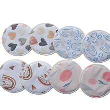 Randomly Reusable Breastfeeding Pads For Pregnant Girl - Soft And Washable, With 4.7-Inch Nursing Breast Pads, And A Complimentary Mini Storage Bag ﻿ - Multicolor - View 5