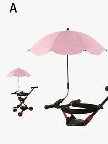 1pc Universal Portable Bicycle Umbrella, Rainproof, Sunproof, 360° Rotating, UV Protection - Multicolor - View 11