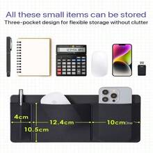 Pocket Mouse Holder For Laptop, Laptop Storage Sleeve, SSD HDD Cable Organizer, Reusable Adhesive Compact Elastic Pouch, Computer Accessories, Self-Adhesive Mouse Storage Bag, Laptop Portable Hard Drive Storage Bag, Digital Accessories Organizer Pouch - View 9
