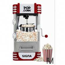 Electric Popcorn Maker 8-Cup Stainless Steel Red Retro Style - US A Type Plug(110-127V) - View 1