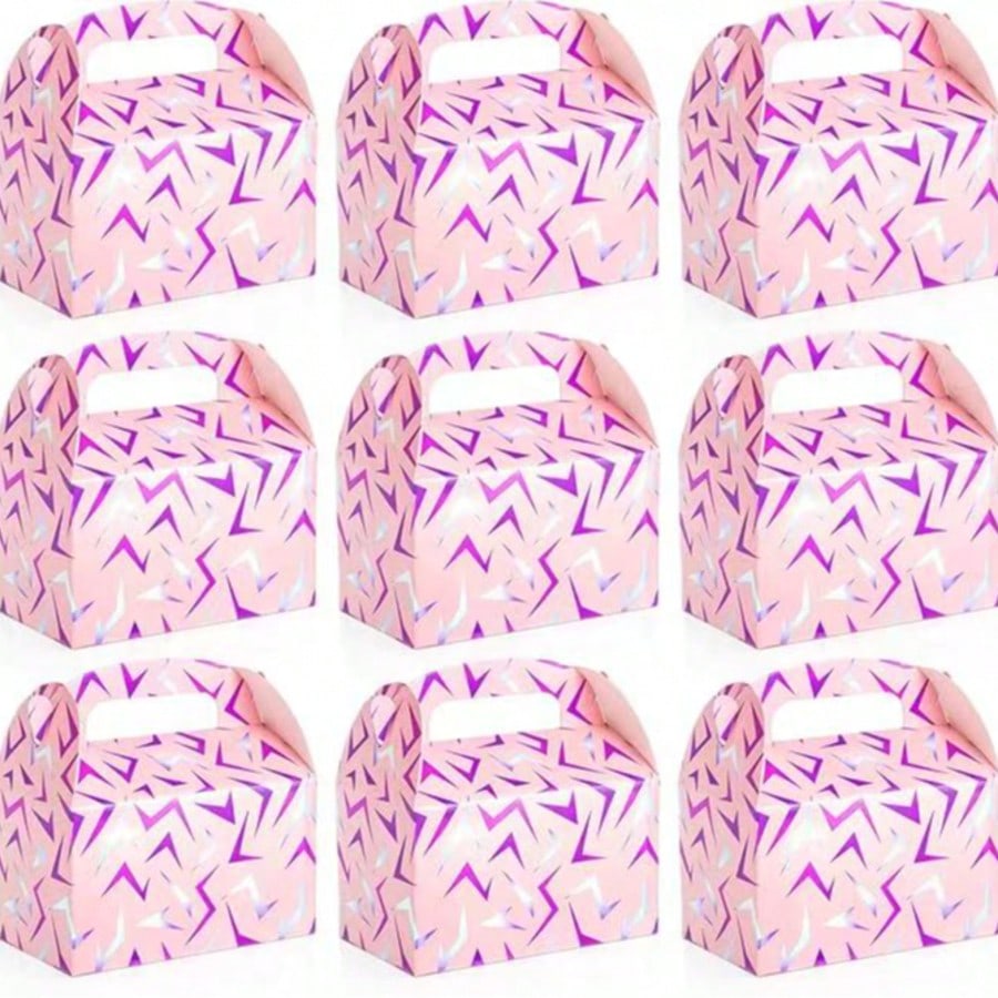 sh260705152835476547635 6/12/18/24/30个Kpop主题生日派对礼品盒 Kpop主题糖果盒 动漫主题生日派对装饰