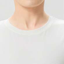 Skechers Men's Quick-Dry Loose Fit Crew Neck Short Sleeve T-Shirt, Lightweight Cool-Touch Sports Top For Running, Commuting And Casual Wear - White - View 6