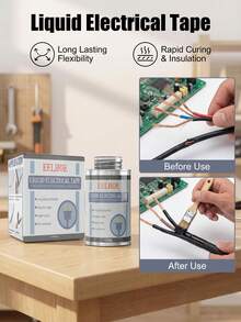 EELHOE Liquid Electrical Insulation Tape Flame Retardant Waterproof Replacement For Heat Shrink Tubing Electrical Tape Liquid Insulation - one-size - View 1