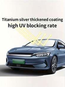 Manual Folding Car Sunshade | Car Window UV Protection – Business Gift, Practical Summer Car Accessory | Effectively Blocks Direct Sunlight, Reduces Interior Temperature. Easy To Fold And Store, Ideal Gift For Friends And Family. - Multicolor - View 3