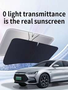 Manual Folding Car Sunshade | Car Window UV Protection – Business Gift, Practical Summer Car Accessory | Effectively Blocks Direct Sunlight, Reduces Interior Temperature. Easy To Fold And Store, Ideal Gift For Friends And Family. - Multicolor - View 8