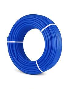 3 4" PEX Tubing 500Ft Non-Barrier PEX Pipe Blue Pex-B Tube Coil For Hot And Cold Water Plumbing Open Loop Radiant Floor Heating System PEX Tubing 3 4" Non-Barrier 500Ft Blue - Blue - View 8