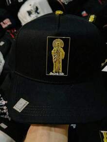Gorra de béisbol bordada de hip-hop para hombre y mujer, de lujo, hecha a mano, con visera curvada y letras, de malla transpirable, un sombrero moderno y a la moda. - Caqui - Ver 2