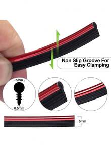 1 Car Interior Trim Strip - Approx. 5 Meters Universal Car Gap Filler Strip Car Decorative Strip DIY Flexible Decorative Strip Includes Installation Tool - A - View 3