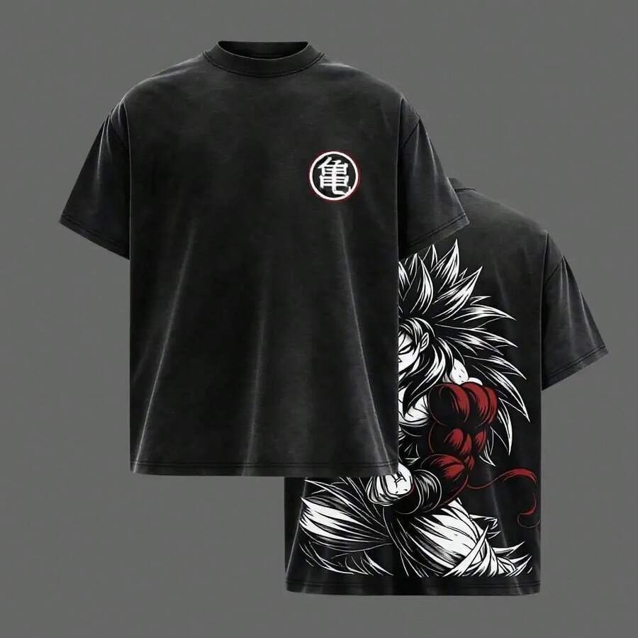 Men Sports Tees & Tanks - Black - View 1