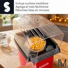 900W Electric Popcorn Maker, Compact Cylindrical Design, Includes Measuring Spoon - US A Type Plug(110-127V) - View 8