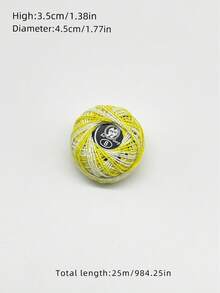 8# Dual-Color Lace Yarn, 25m/Pack, Mixed Color Fine Crochet Thread, Suitable For Crochet Knitting, Lace Trim Making, Handmade Jewelry Creation, Practical Knitting Accessory - Two-tone Lace Thread - View 12