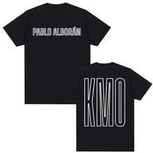 Pablo Alborán Kmo 2026-2027 Camicie stampate per uomo e donna, top estivi di alta qualità, camicia casual in cotone--Camicia con collo rotondo - Colore 1 - Visualizzare 3