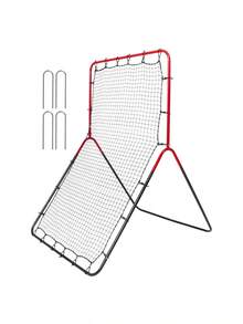 Baseball And Softball Rebounder Net 3 X 4. 5 Ft PitchBack Baseball Pitching Nest 3-Way Baseball Softball Pitchback Net Fielding Trainer Bounce Back Net For Fielding Throwing Practice - 3 X 4.5 Ft - View 4