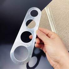 2Piezas de Medidor de pasta de acero inoxidable con 4 tamaños, dosificador de espaguetis para controlar porciones individuales y familiares - 18*6 cm - Ver 4