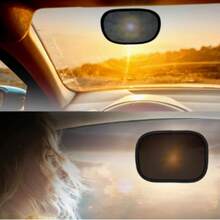 Windshield & Side Window Sunshade - Electrostatic Adsorption Dark Transparent Film, Suitable For Low-Angle Sunlight, UV Protection, Heat Dissipation, Easy To Install And Remove - A - View 11