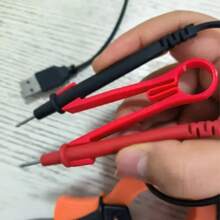 2pcs Universal Multimeter Probe Holder, One-Hand Operation Auxiliary Tool, Probe Clamping Device. Universal Type, Compatible With Common Probes And Component Test Leads. - Multiple Styles - View 3