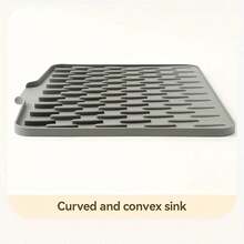 1/2pcs Anti Slip Kitchen Drainage Mat With Built-In Drainage System - Easy To Clean Surface, Suitable For Sinks, Refrigerators, And Drains -Practical, Easy And Fast To Use, Kitchen Essentials,Kitchen Accessories(The Style Will Be Shipped At Random) - Multicolor - View 6