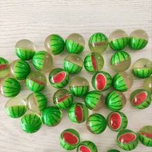 5/10/20/40pcs Watermelon Slice Bouncy Balls, Realistic 3.2cm Design, Solid Rubber, Suitable For Desk Decor, Party, Pet Play And Gashapon Prizes - Multicolor - View 5