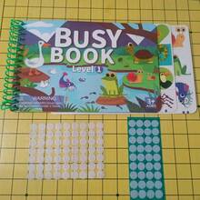 Busy Book DIY Handmade Puzzle, Portable Quiet Busy Sticker Book, Children's Sticker Toy Gift - Multicolor - View 11