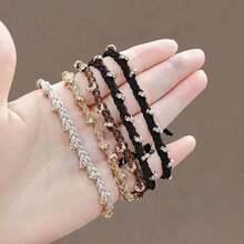 Casual Versatile Hair Scrunchie Suitable For Daily Use - Multicolor - View 10