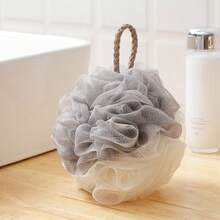 1 pieza Esponja de baño exfoliante de encaje ultrafino, bola de lufa con forma de flor de espuma rica y esponjosa, malla de exfoliación suave y delicada, adecuada para limpieza profunda de cara, Body y espalda, accesorio de baño SPA doméstico duradero y cómodo, adecuado para la ducha diaria - rosa - Ver 21