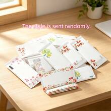 Floral Pattern Non-Woven Fabric Wet Wipes, Convenient Individually Packaged Gentle Cleaning Wipes - Multicolor - View 3
