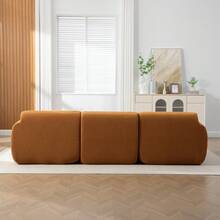 Modular Sofa Chenille 3 Seat Camel - Caramel 3 Seat - View 5