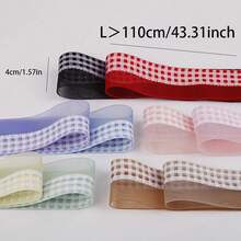 Small Square Glitter Tulle Ribbon DIY Bow Hair Accessories Floral Gift Wrapping Clothing Shoe Decor Ribbon - Multicolor - View 4