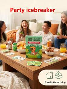 Happy Little Dinosaurs Adolescent Crisis Official Expansion Board Game Card Pack, Cute Cartoon Dinosaur Card Refill Pack, Suitable For Family And Friends Party Game Night - Multicolor - View 2