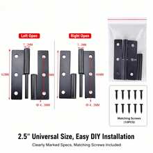 2/4pcs Black Lift Hinge 2.5 Inch (Approx. 6.3cm) Stainless Steel Detachable Small Lift Hinge Right Hand Slide Joint Flag Hinge Lift Up Cabinet Door Hinge - Black - View 1