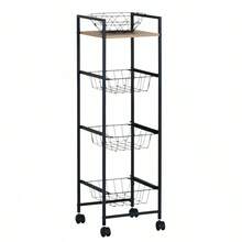 Storage Islands & Carts - Black - View 5