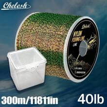 خيط صيد Chelesh Bionic منقط 500م/546ياردة، خيط صيد نايلون غير مرئي 300م/328ياردة 0.14مم-0.45مم منخفض التمدد، قطع سريع للماء، خيط صيد الكارب - متعدد الألوان - مشاهدة 16